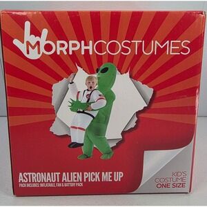 MorphCostumes Kids Inflatable Astronaut Alien Pick‎ Me Up Costume One Size
